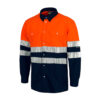 Camisa alta visibilidad bicolor ML naranja - RG regalos publicitarios