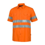 Camisa alta visibilidad manga corta naranja rg regalos publicitarios