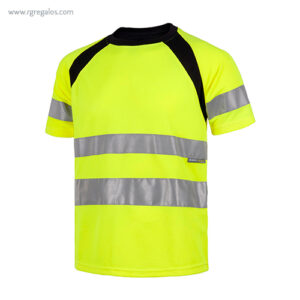 Camiseta alta visibilidad c941 amarilla rg regalos publicitarios