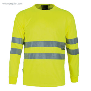 Camiseta alta visibilidad manga larga amarilla rg regalos publicitarios