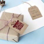 Etiqueta adorno navidad paquete rg regalos publicitarios