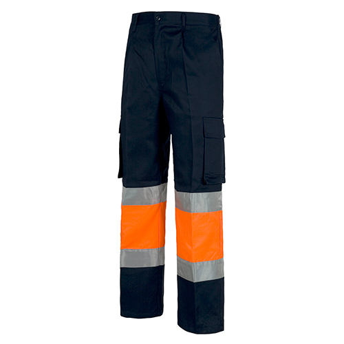 Pantalón alta visibilidad 018 azul naranja rg regalos publicitarios