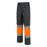 Pantalón alta visibilidad 018 gris naranja rg regalos publicitarios