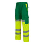 Pantalón alta visibilidad 214 amarillo y verde rg regalos publicitarios