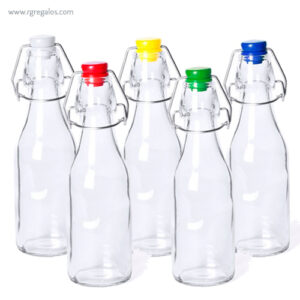 Botella de cristal 260 ml colores - RG regalos publicitarios