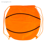 Mochila plana en forma de balón baloncesto rg regalos publicitarios