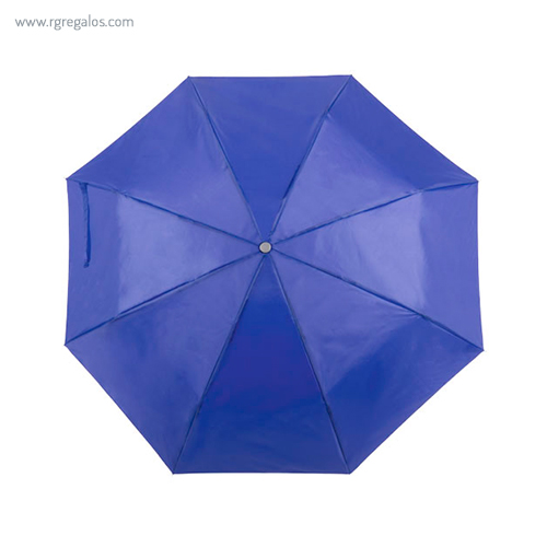Paraguas plegable poliéster azul rg regalos publicitarios