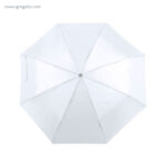 Paraguas plegable poliéster blanco rg regalos publicitarios