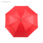 Paraguas plegable poliéster rojo rg regalos publicitarios