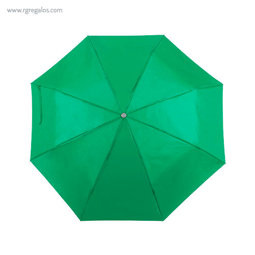 Paraguas plegable poliéster verde rg regalos publicitarios