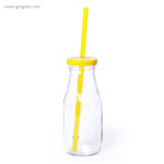 Tarro de cristal 320 ml amarillo rg regalos publicitarios