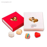 Cajas bombones san valentín quadrada rg regalos publicitarios