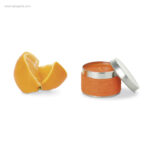 Vela aromática lata naranja RG regalos