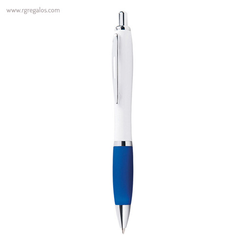 Bolígrafo con pulsador y clip metálico marino rg regalos publicitarios