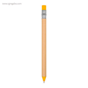 Bolígrafo-en-papel-y-cartón-amarillo-RG-regalos-publicitarios