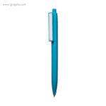 Bolígrafo plástico cierre pulsador azul rg regalos publicitarios
