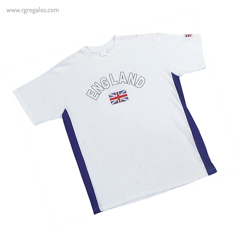 Camiseta bandera países Inglaterra - RG regalos publicitarios