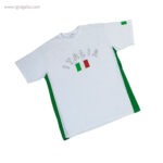 Camiseta bandera países italia rg regalos publicitarios