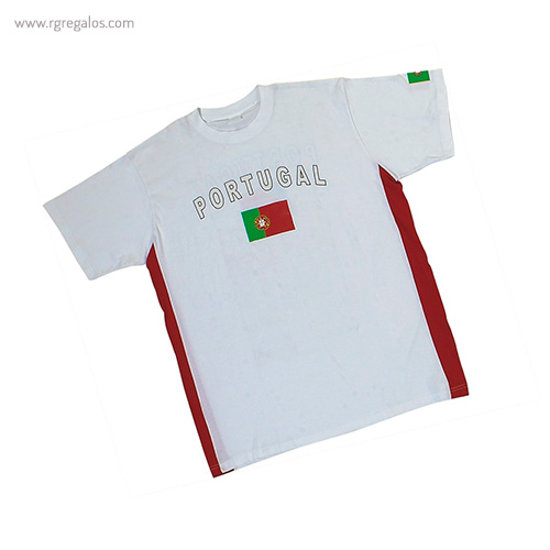 Camiseta bandera países Portugal - RG regalos publicitarios