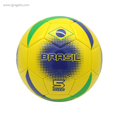 Balón de fútbol con bandera brasil rg regalos publicitarios