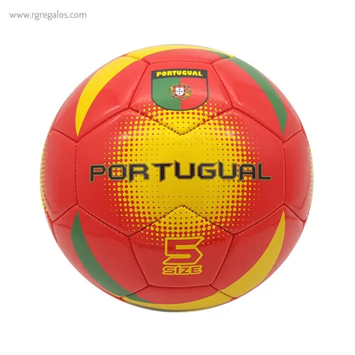 Balón de fútbol con bandera portugal rg regalos publicitarios