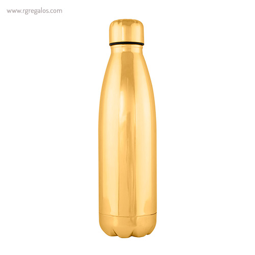 Botella acero inoxidable brillante oro rg regalos promocionales