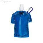 Botellín forma camiseta azul rg regalos publicitarios