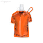 Botellín forma camiseta naranja rg regalos publicitarios