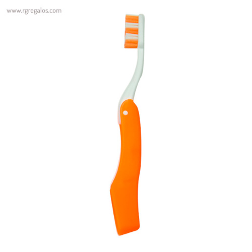 Cepillo de dientes plegable naranja rg regalos publicitarios