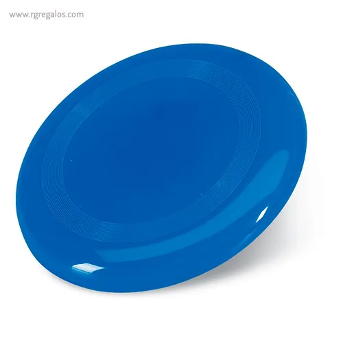 Disco volador plástico azul rg regalos publicitarios