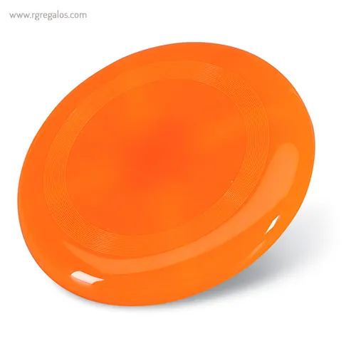 Disco volador plástico naranja rg regalos publicitarios
