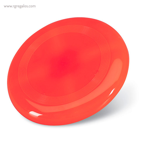 Disco volador plástico rojo rg regalos publicitarios
