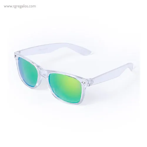 Gafas de sol lentes color verde rg regalos publicitarios
