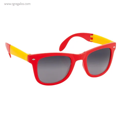 Gafas de sol plegables rojas y amarillas - RG regalos publicitarios