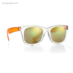 Gafas sol lentes de espejo naranja 1 rg regalos publicitarios