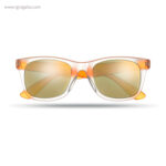 Gafas sol lentes de espejo naranja rg regalos publicitarios