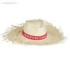 Sombrero con flecos filagarchados blanco - RG regalos publicitarios