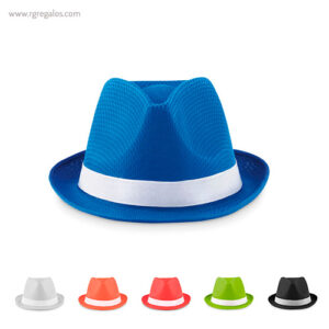 Sombrero de poliéster de colores rg regalos publicitarios