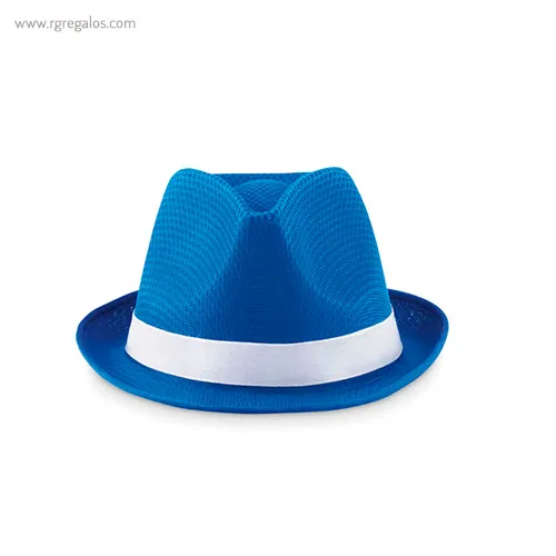 Sombrero de poliéster de colores azul 1 rg regalos publicitarios