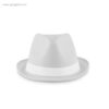 Sombrero de poliéster de colores blanco 1- RG regalos publicitarios