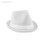 Sombrero de poliéster de colores blanco rg regalos publicitarios