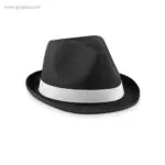 Sombrero de poliéster de colores negro rg regalos publicitarios