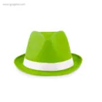 Sombrero de poliéster de colores verde 1 rg regalos publicitarios