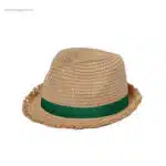 Sombrero publicitario con flecos marrón