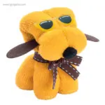 Toalla en forma de perro amarilla rg regalos publicitarios
