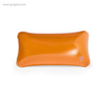 Almohadilla inflable transparente naranja rg regalos publicitarios