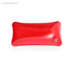 Almohadilla inflable transparente roja rg regalos publicitarios