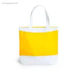 Bolsa de playa en pvc amarilla rg regalos publicitarios