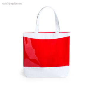 Bolsa de playa en PVC roja - RG regalos publicitarios
