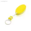 Llavero flotante bicolor en eva amarillo rg regalos publicitarios